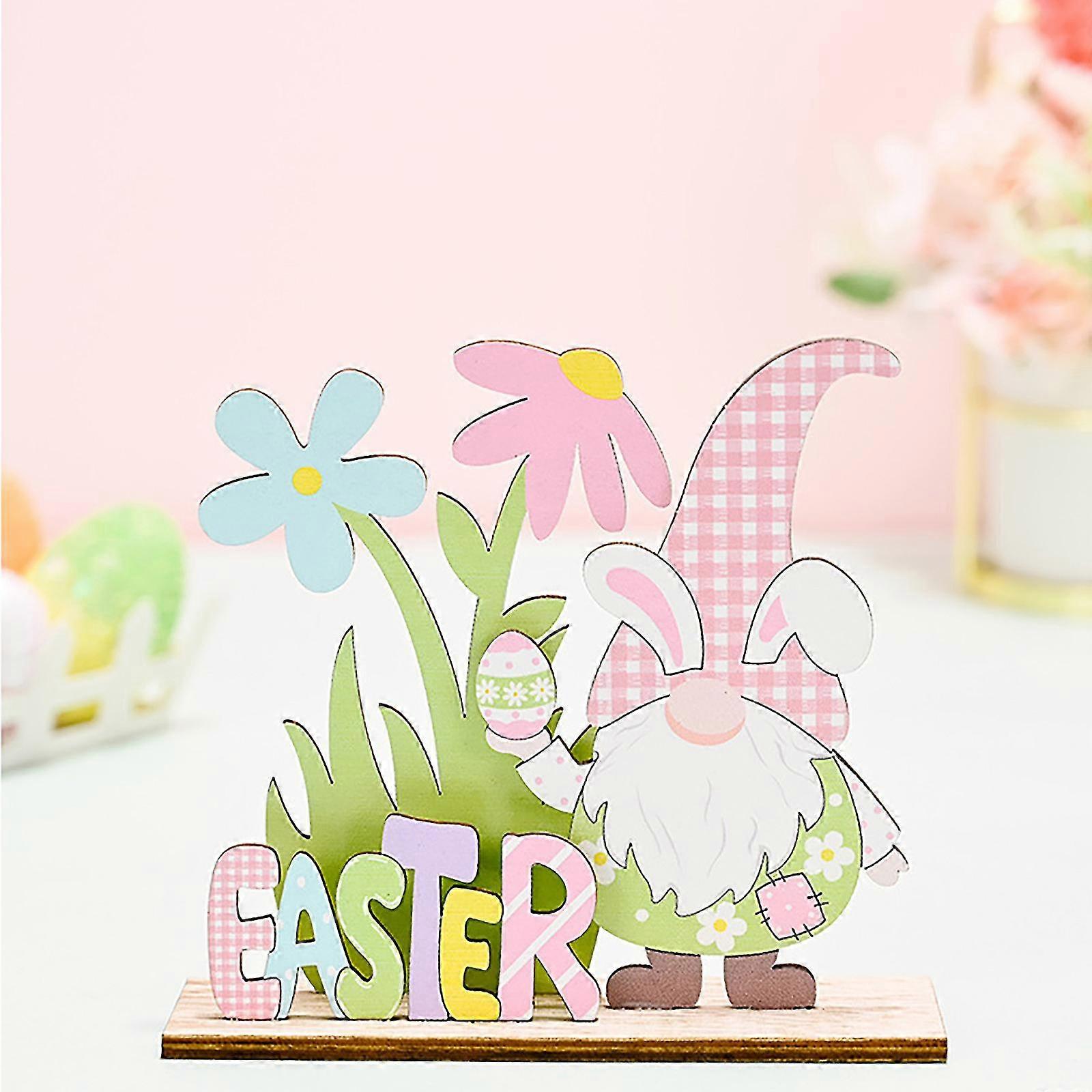 2022 Easter Decorations Easter Wood Printing Decorations Easter Layout 240402