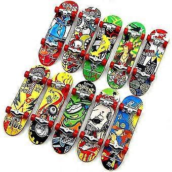 Set mit 6 Mini-Finger-Skateboards - Lustiges Sportspielspielzeug für Kinder