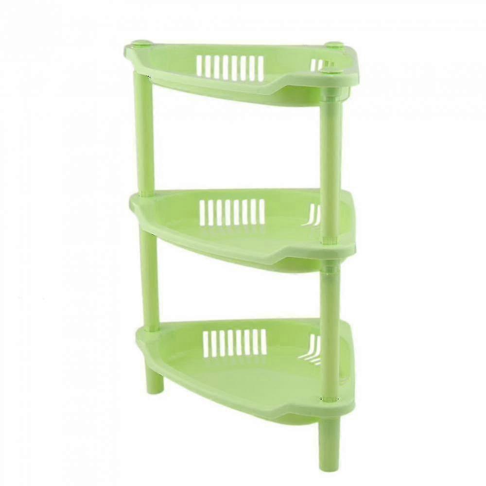 Mini Bathroom Shelf Storage Three Layer Plastic Tool Shampoo Holder Rack Fgao