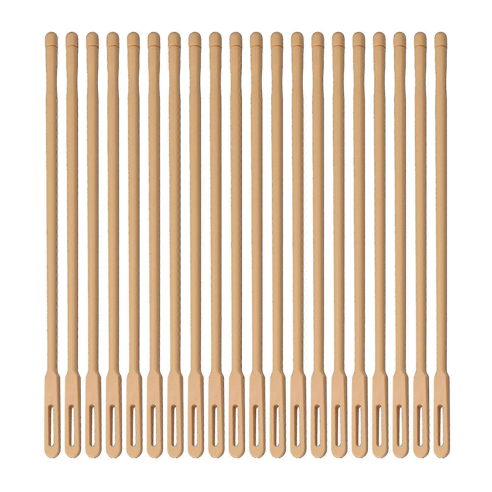 20 X Abs Plastic Musical Piccolo Cleaning Stick Rod 8.03x0.24x0.28inch