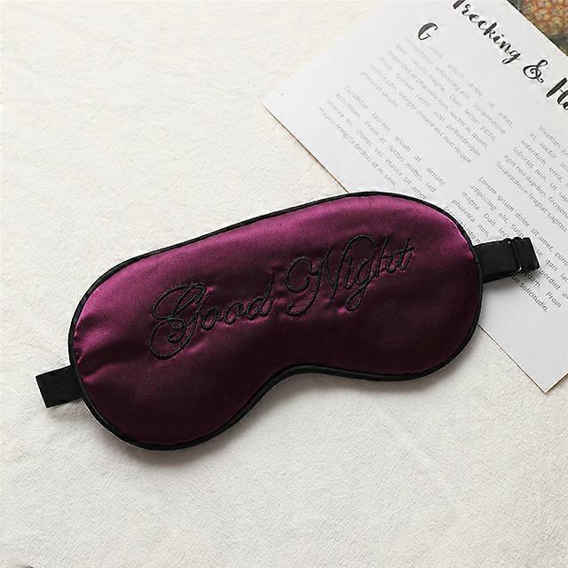 2pcs  Good Night Imitation Silk Patch Sleeping Eye Mask