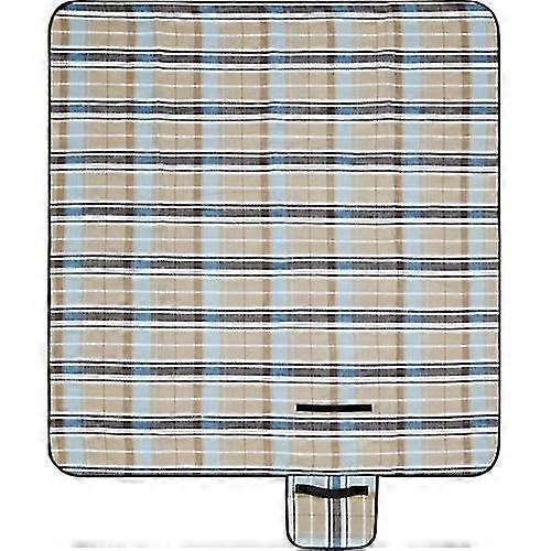 Sedum Checked Picnic Blanket