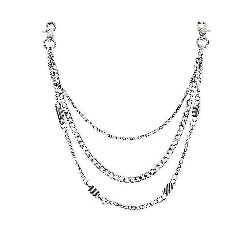 Metal Triple Punk Waist Chain Jeans Rock Chain Hip Hop Punk