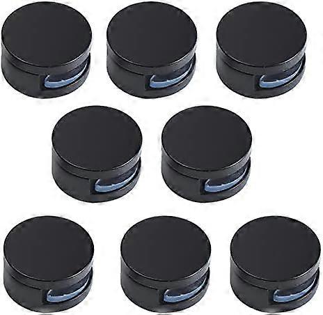 Mirror Clips, Mirror Mounting Clips, 8 Pcs Mirror Brackets,for Walls Fixed Fitting For 3-5mm Thick Mirror (black)