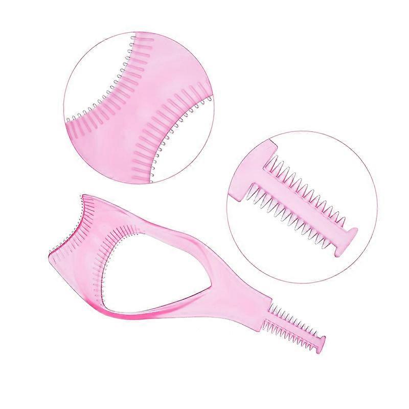 3-pack mascara applicator eyelash brush curler applicator plastic eyelash tool pink