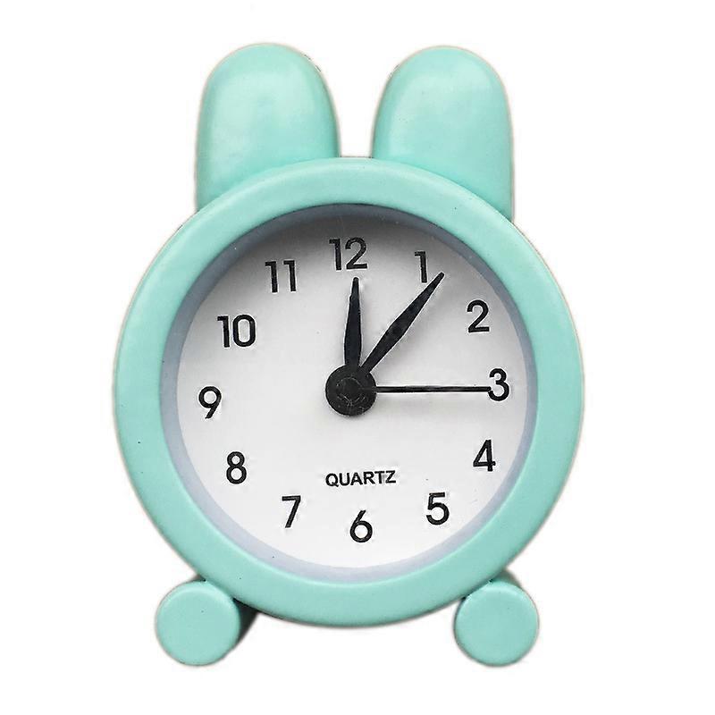 1pc Cute Rabbit Shape Alarm Clock,Creative Mini Bedside Alarm Clo
