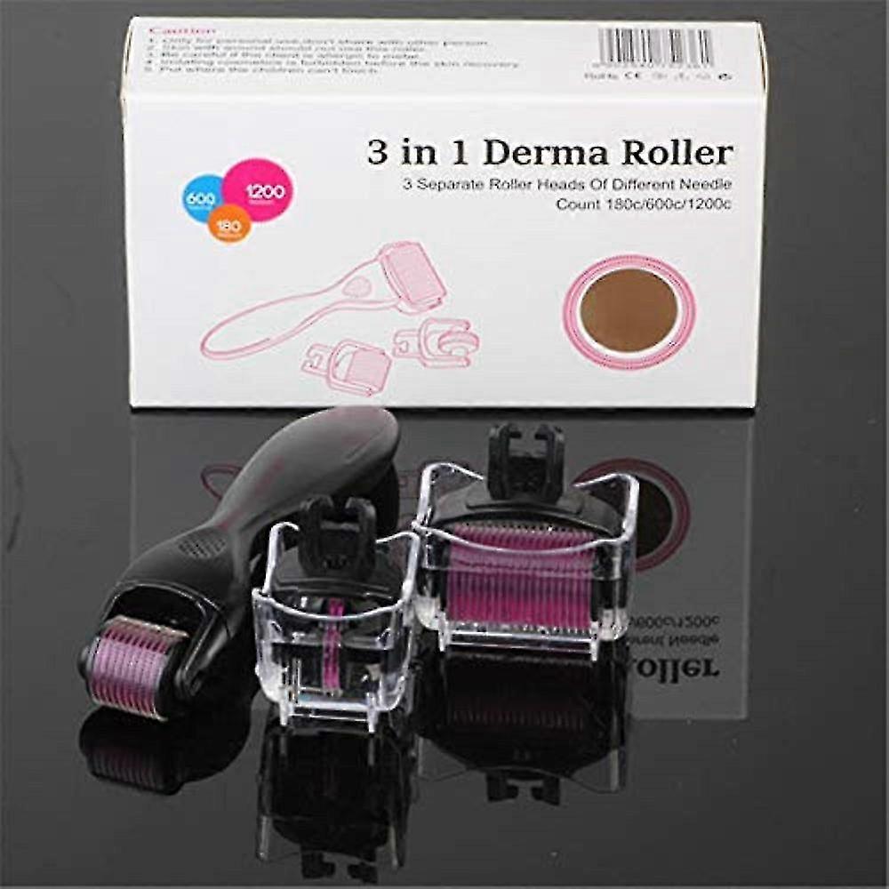 Make Up 3 In 1 Design Micro Needles Microneedle Massage Roller Tool Kit