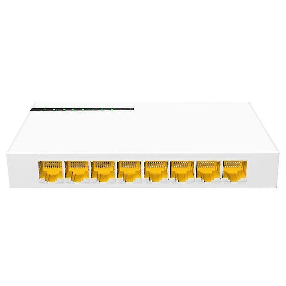 8 Port Unmanaged Switch Gigabit Ethernet Switch Home Splitter Network Monitoring Switch Eu Plug-4