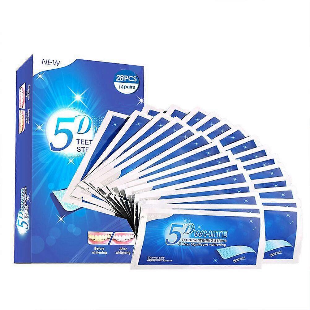 5D Teeth Whitening Strips Teeth Bleaching Strips Tooth Whitener Kit