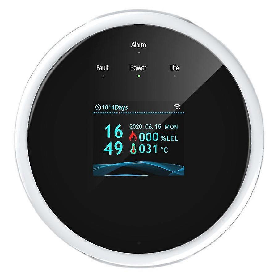 Gas Leak Detector, Fire Security Alarm, App Control, Smart Sensor For Connected Home