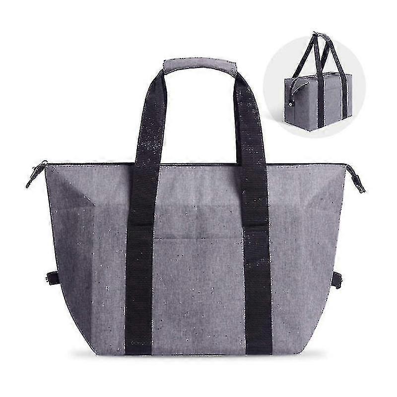 Folding Insulation Bag (gray) (1pcs)