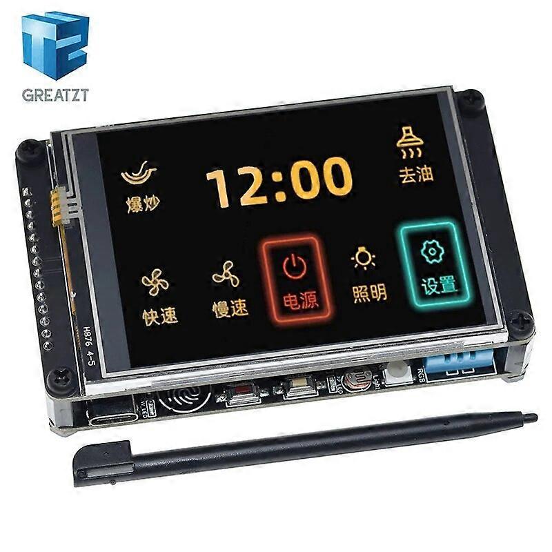 ESP32 Development Board With CH340 3.2 Inch 240x320 Multi-Touch LCD Screen Built-In Bluetooth Wifi Temperature Humidity Sensor
