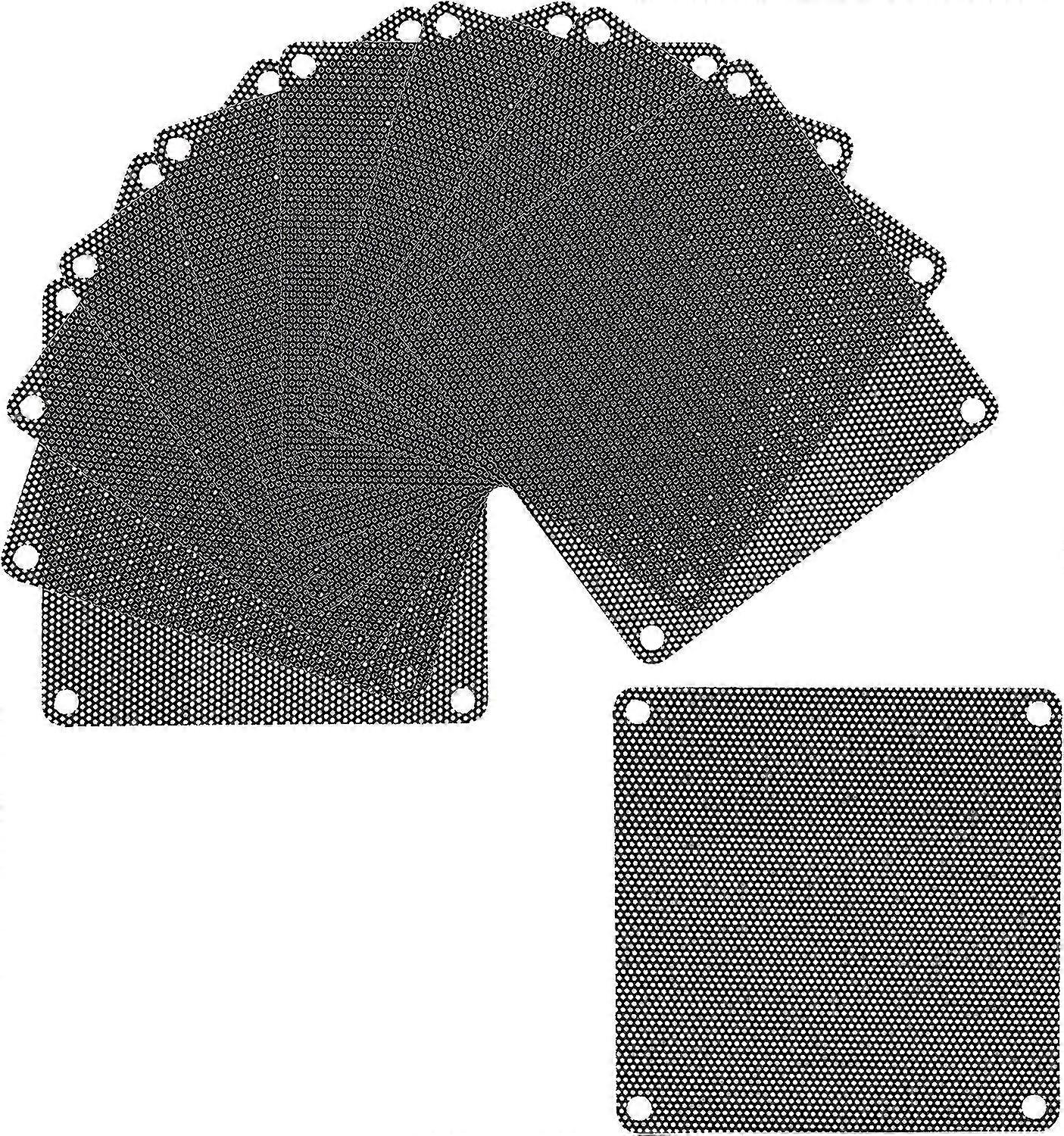 10pcs 80mm Pvc Computer Pc Case Fan Filter Case Cover Filter Mesh