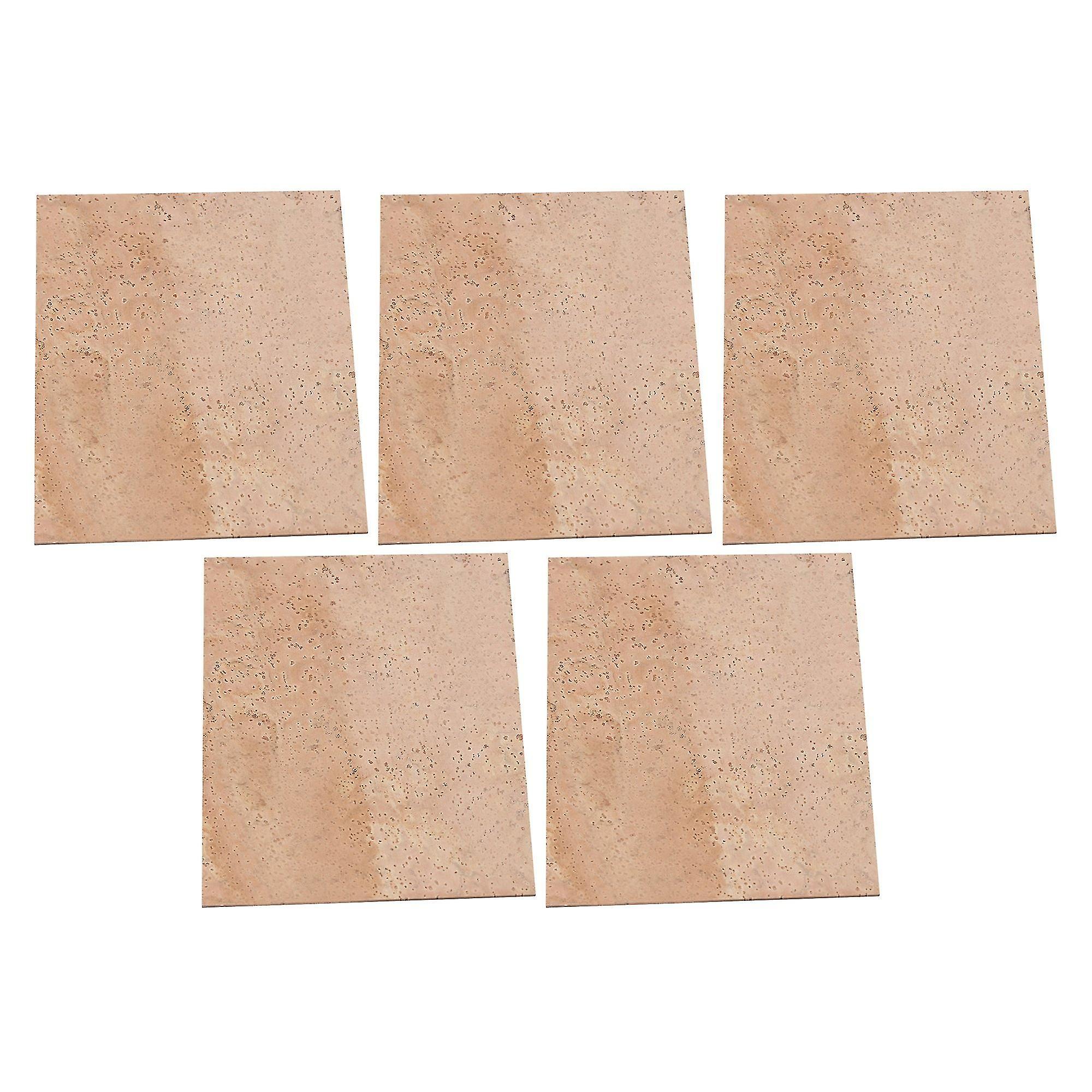 Saxophone Small Parts 5pcs Saxophone Neck Cork Sheet 5.91x3.9x0.06in For Treble Saxophone Ppm-4002