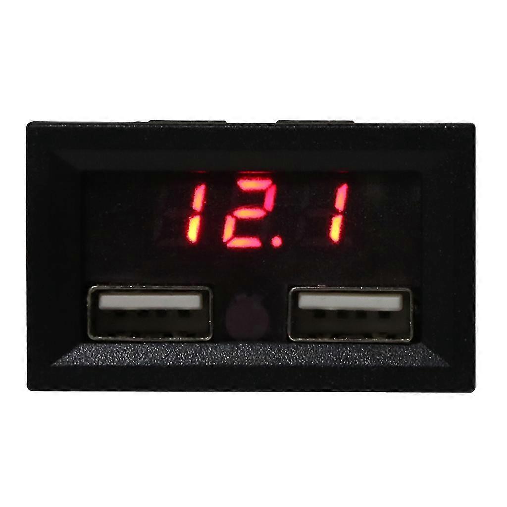 12v Lead Acid Battery Capacity Indicator Voltage Car Power Display With Dual Usb