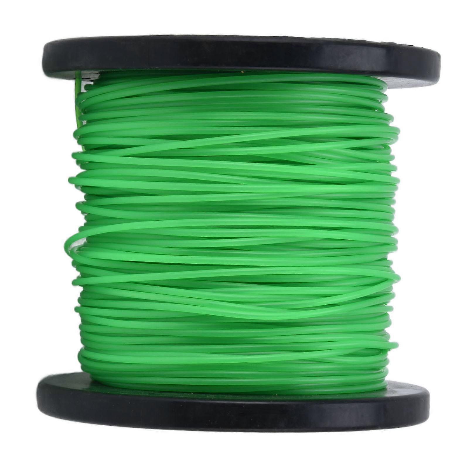 2mm String Trimmer Line Round Grass Trimmer Line Green Lawn Mower Line compatible Husqvarna 100m / 328.1ft