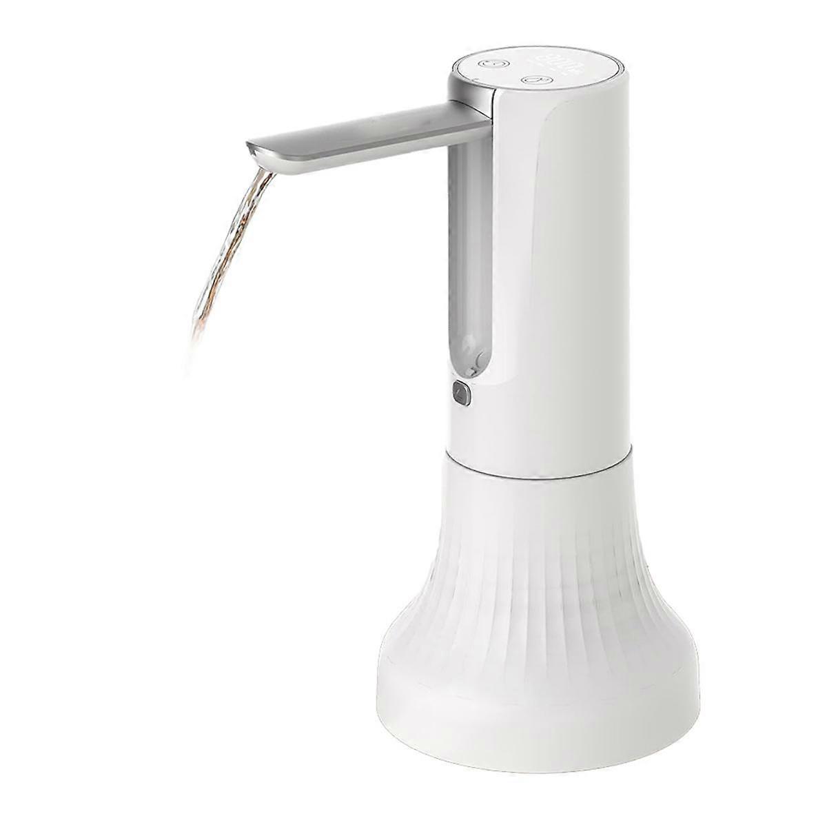 Water Dispenser, Detachable Automatic Drinking Water Pump for 5 Gallon Bottle,for Home, Office, Camping White