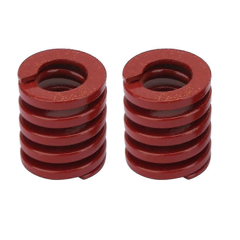 Medium Load Mould Die Spring Red 30mm OD 15mm ID 2pcs (TM30*35mm)