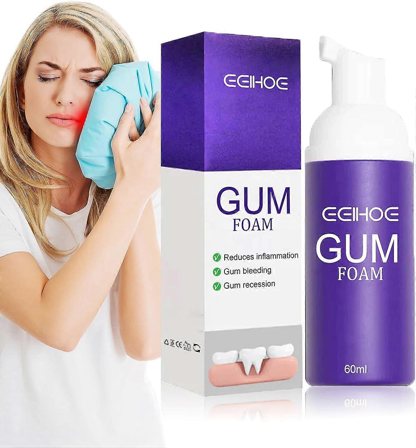 Teeth Whitening Toothpaste Teeth Whitening Mousse foam 60ml Baking Soda Toothpaste