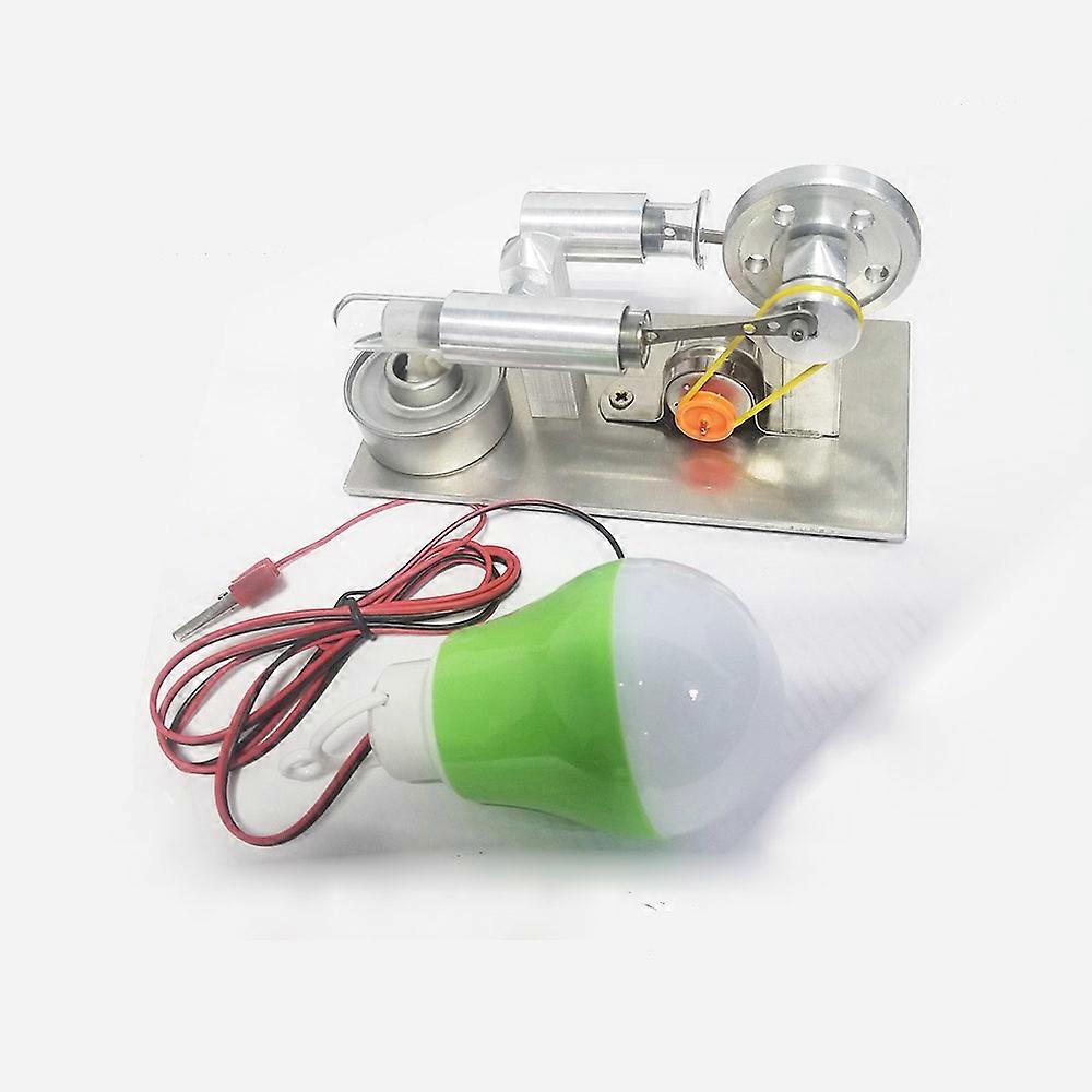 Mini Stirling Engine Model External Combustion Engine Miniature Birthday Gift Steam Engine Model Science Educational Toys