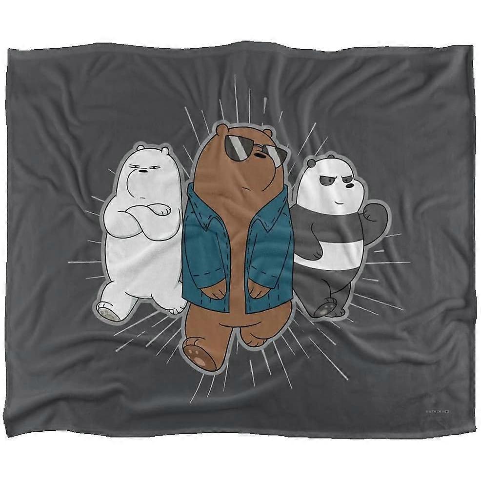 Nous Bare Bears Veste sous licence Silky Touch Super Soft Throw Blanket