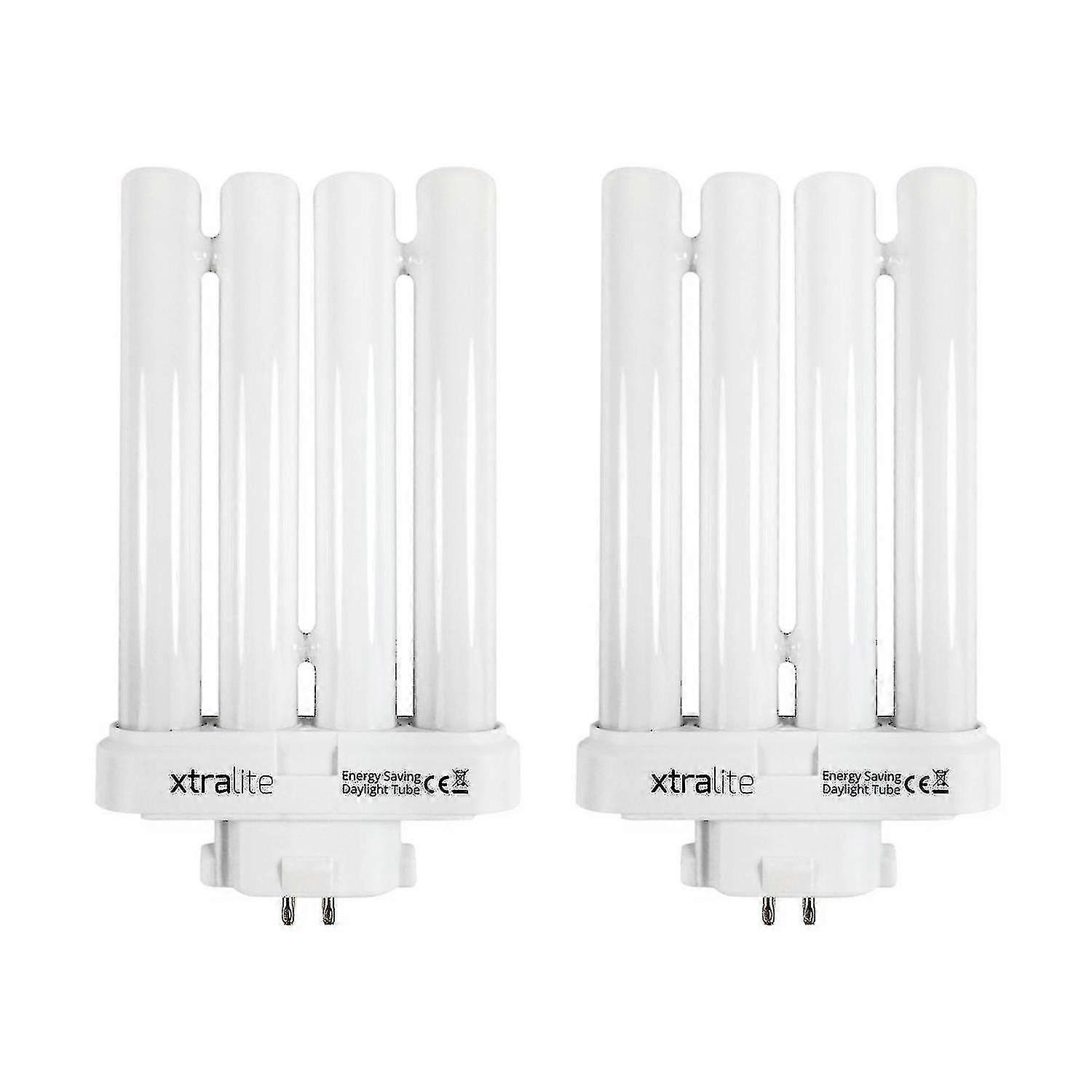 27w Daylight Replacement Bulb For High Vision Reading Lamps, 4 Pin Gx10q-4 Quad Tube (6500k)