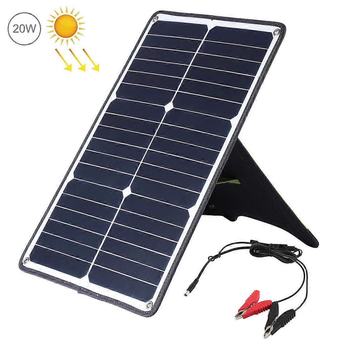 20W Monocrystalline Silicon Solar Power Panel Charger