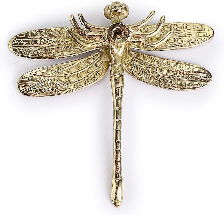 2 Packs Brass Drawer Knobs Pull Handle, Cupboard Wardrobe Cabinet Dresser Handle