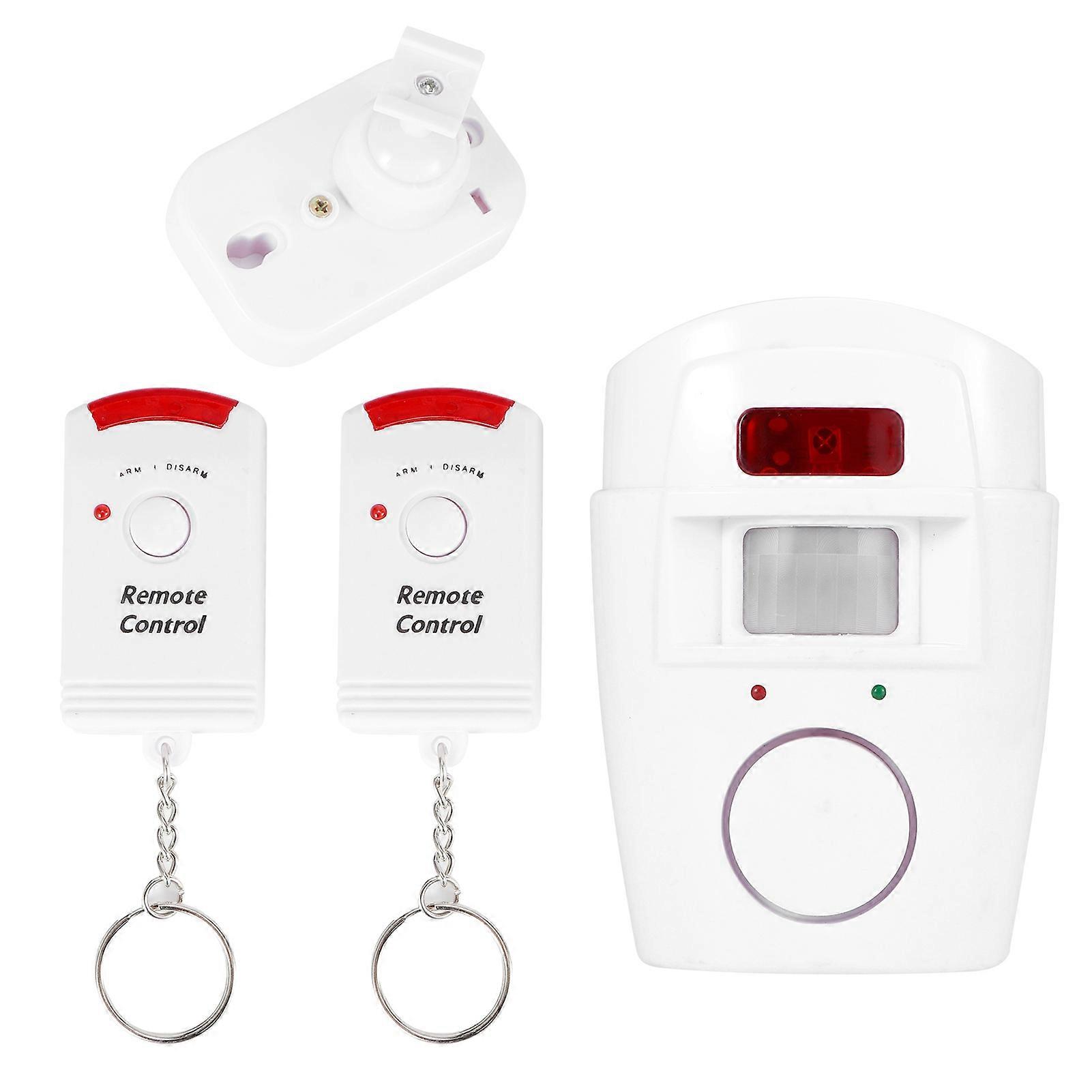 Infrared Door Window Alarm 2 Remote Control 105dB Siren Anti Theft Detector for Home Safety