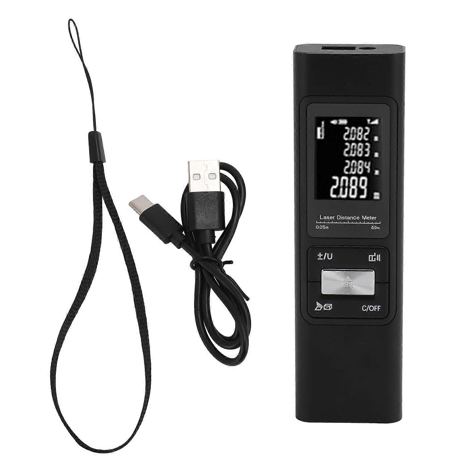 Bilateral Laser Measurement Tool Cross Lines 500mAh Battery Digital Laser Distance Meter with Electronic Leveling
