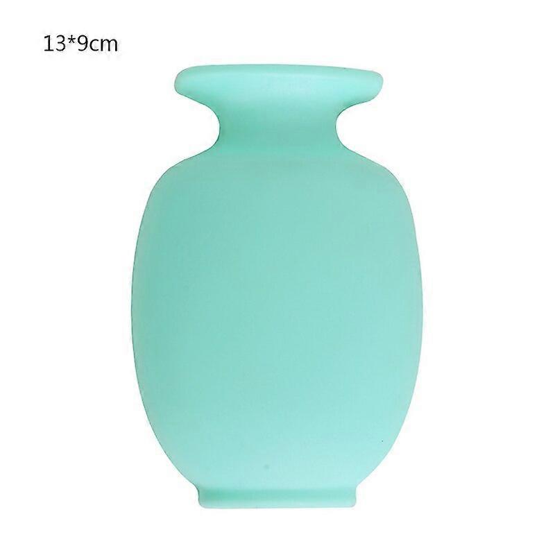 Plastic Flower Vase Wall Hanging Vase Room Decor Flower Pot Container Plant Floret Bottle Vases DIY Home Decoration Pots & Planters