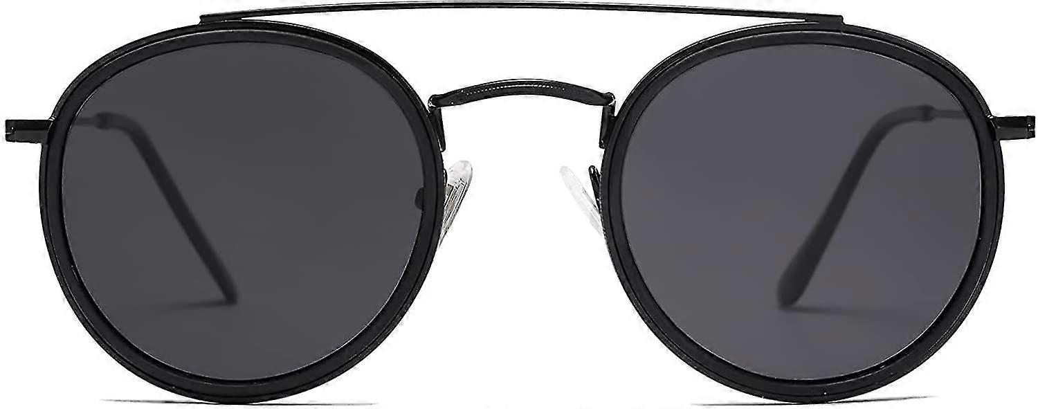 Small Retro Round Polarized Sunglasses Uv400