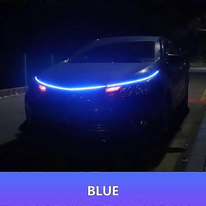 12V Led DRL Bande Lumineuse Flexible Imperméable À L’eau Auto Phare Surface Lampe Décorative Voiture Feux De Jour Pour Ford EcoSport