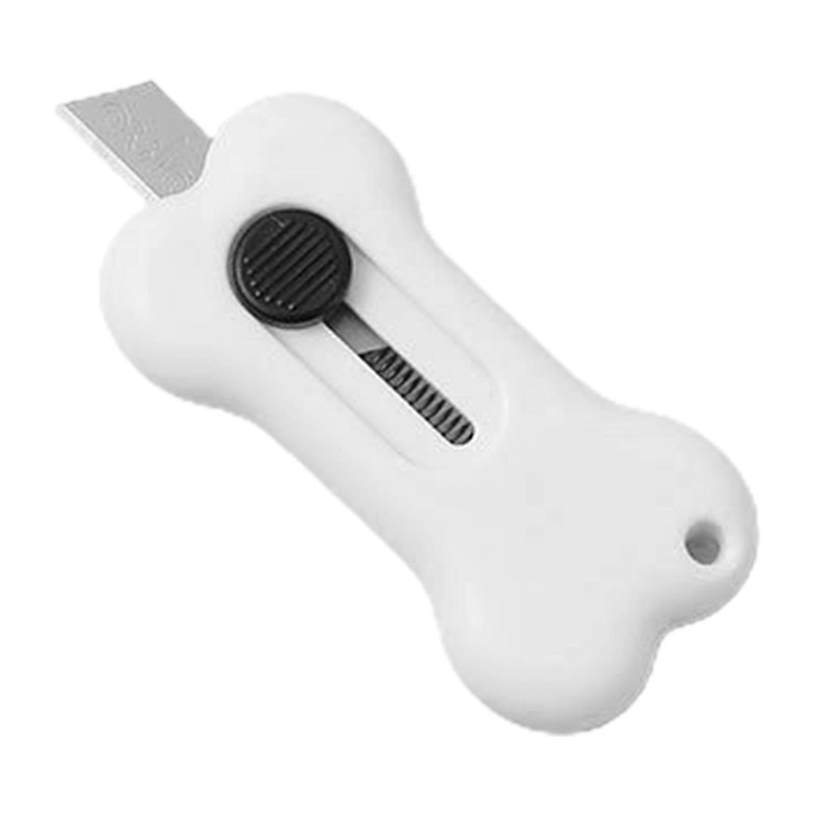 Cartoon Bone Shape Utility Cutter Easy To Use Hand Tools Cute Pocket Box Cutter For Office-MXBC