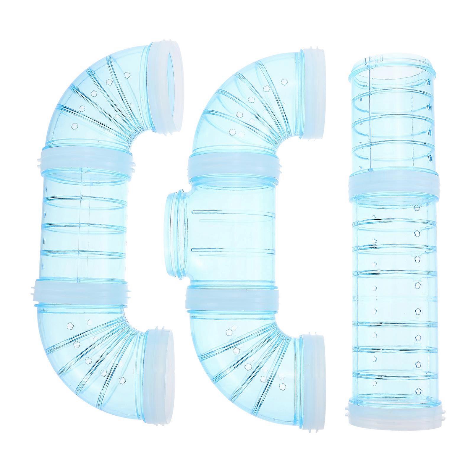 1 Set Plastic Hamster Tube Hamster Cage Maze Connector Hamster Cage External Pipe for DIY