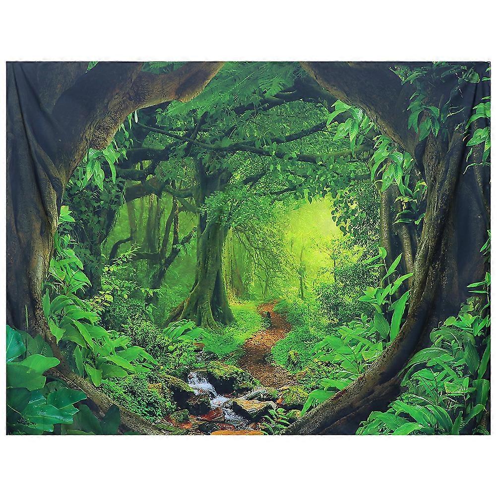 Forest Pattern Background Cloth Backdrop Cloth Fashionable Wall Tapestry
