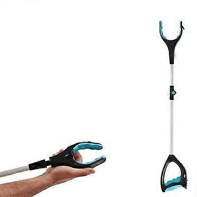 New folding picker tool garbage clip rotating handle with light