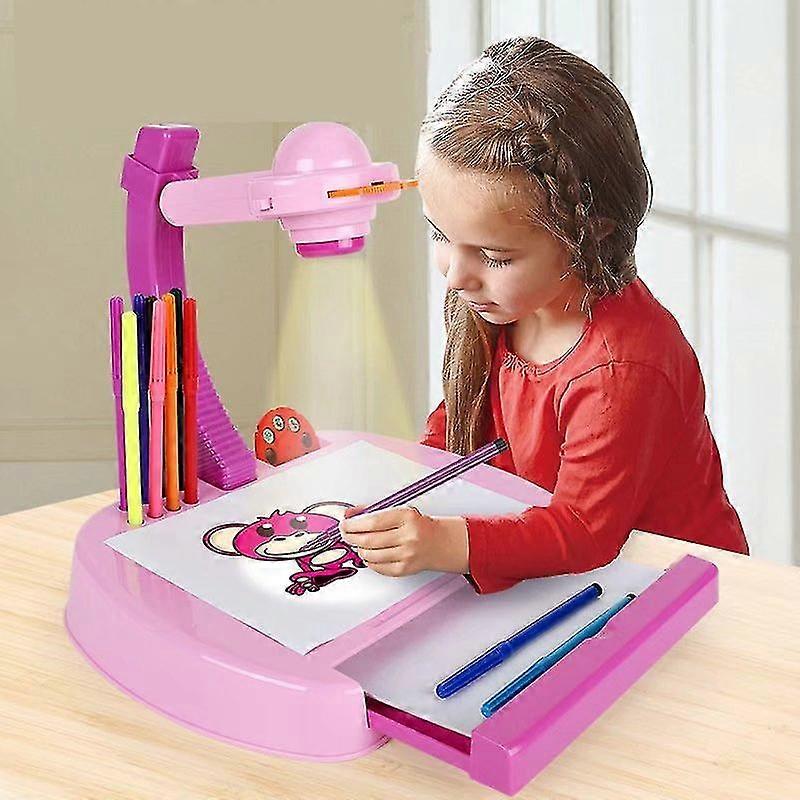 Kids Projection Drewing Sketcher,intelligent Drawing Projector Machine