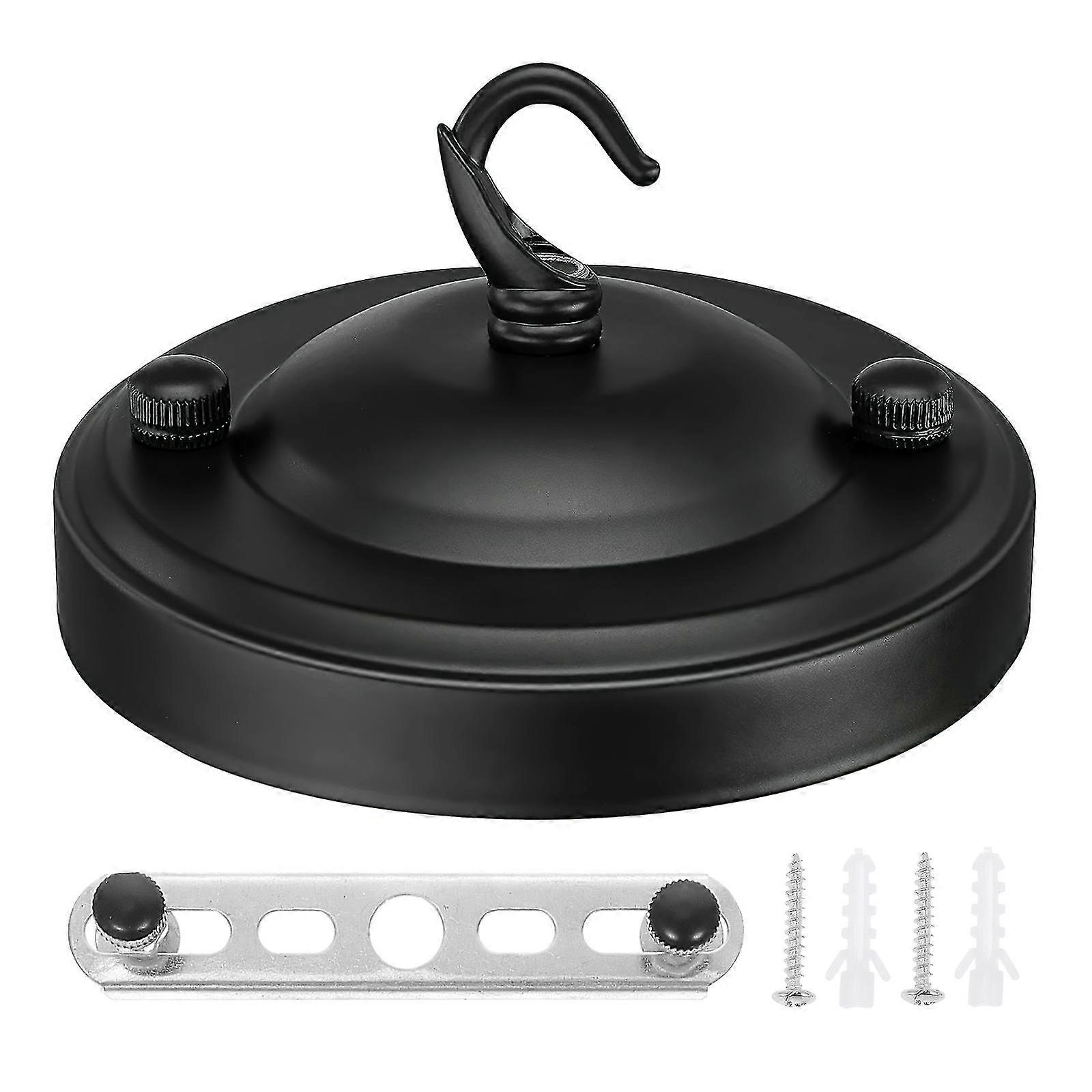 Ceiling Plate Ceiling Mount Light Plate Lamp Base Pendant Lighting Accessory (Opening Hook Style)