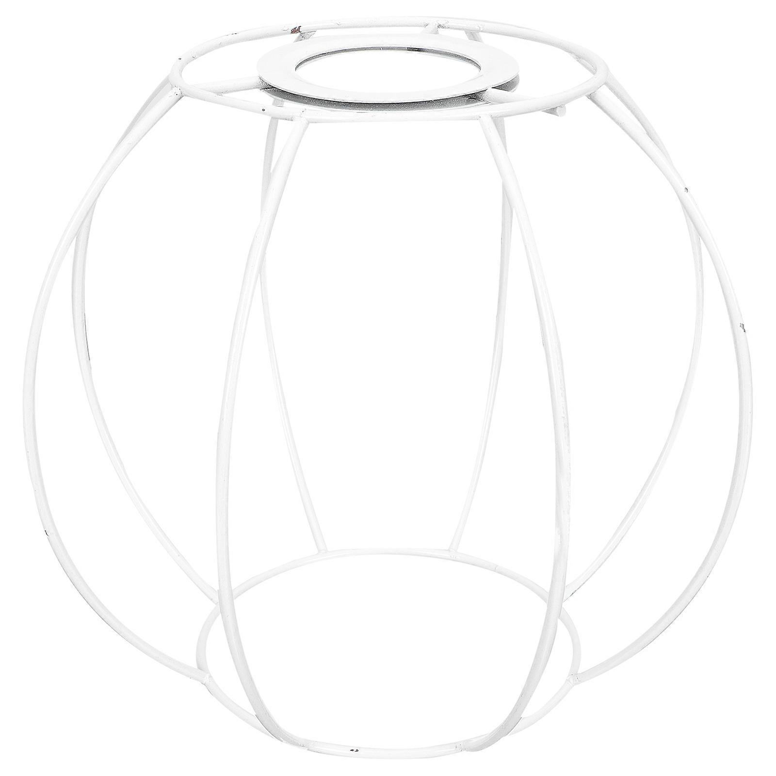 Iron Art Lantern Frame E27 Round Lantern Bracket DIY Craft Lamp Bracket