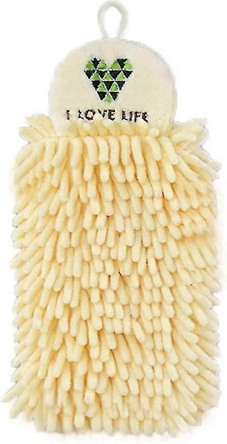 Towels For Children, Soft Absorbent Fuzzy Ball Cloth, Chenille Microfibre Decorative Towels, Hanging