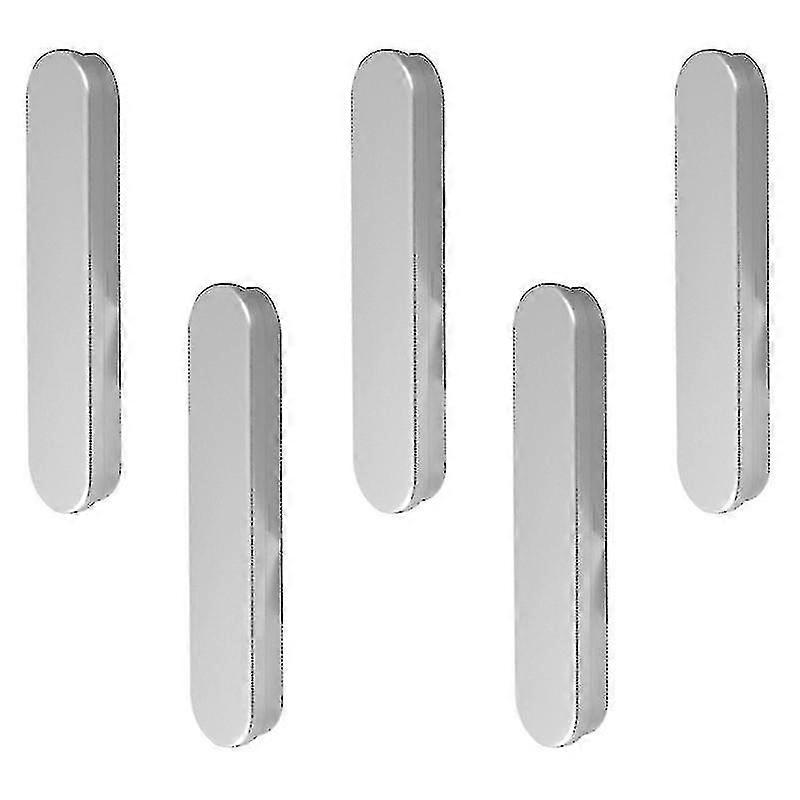 Silver Gift Box And Can 5 Pieces Metal Stationery Box Small Pencil Box Rectangular Empty