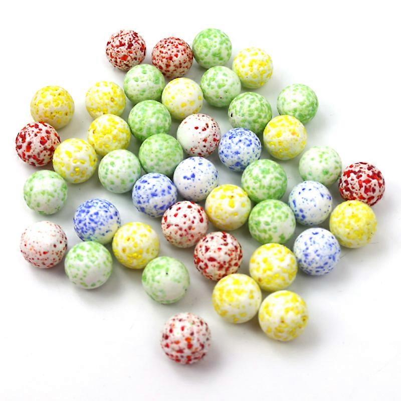 20 PCS 16 Mm Game Pinball Machine Cattle Small Marbles Pat Toys Parent- Child Beads Glass Ball Console Cream of Bouncing Ball