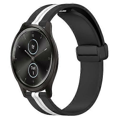 Do Garmin Garminmove Style 20mm Składany pasek do zegarka z zapięciem magnetycznym LNGQ