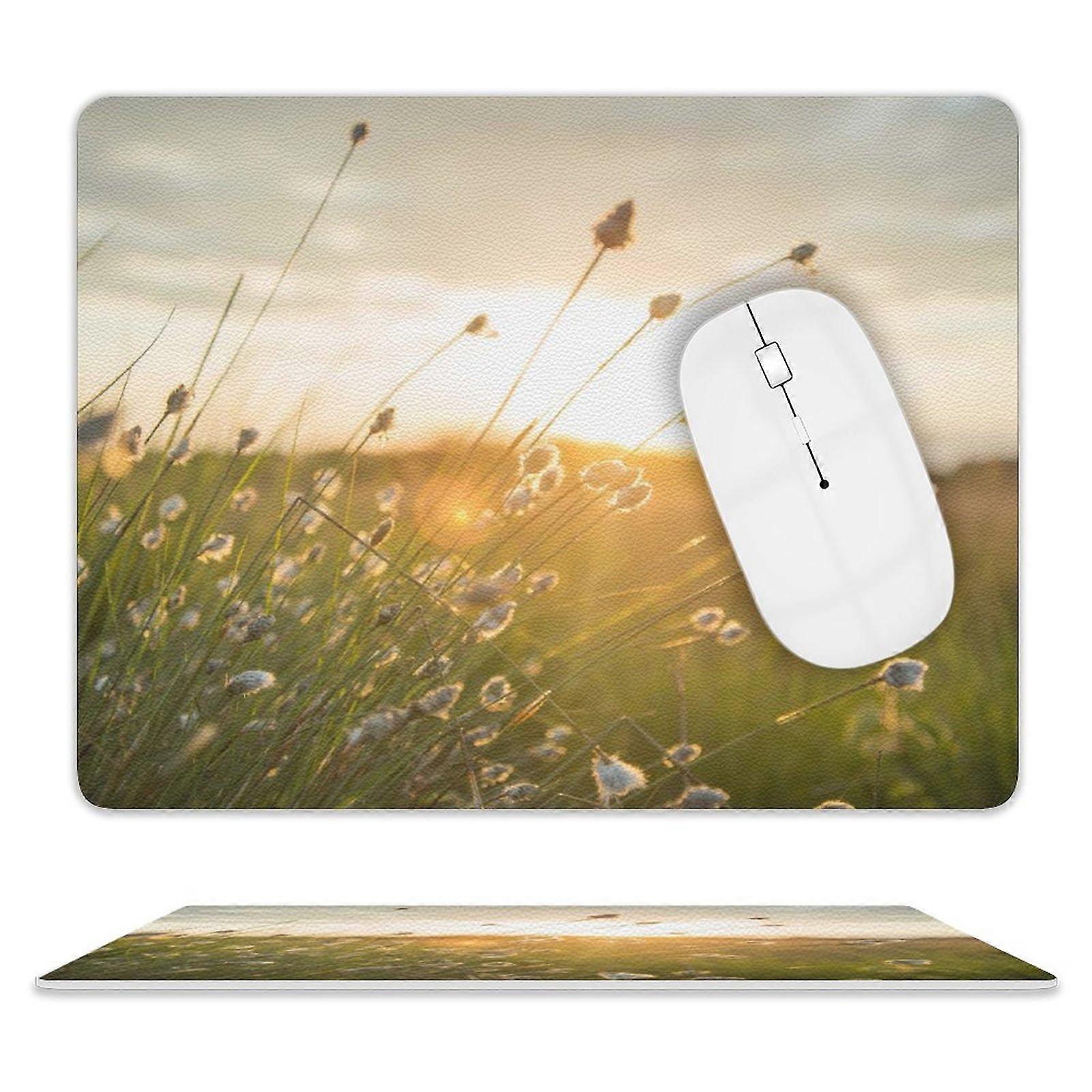 Grass Print Mouse Pad