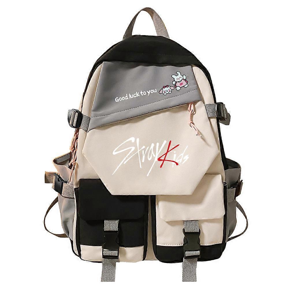 Stray Kinder Rucksack Mode Koreanischer Stil Felix Schultasche für Jungen Mädchen Mochila Studenten Rucksuck 1
