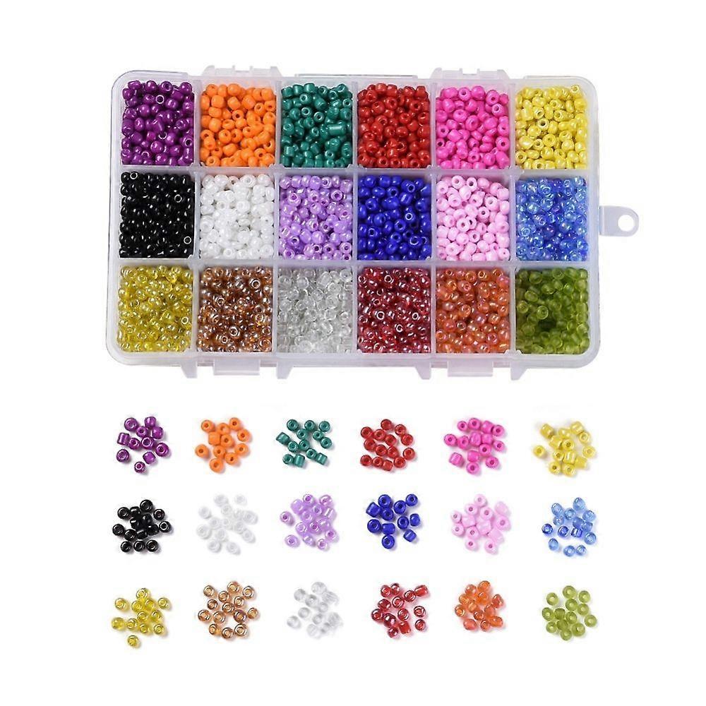 Glass Round Seed Beads Transparent & Transparent Colours Lustered & Transparent Colours Rainbow & Frosted Colors & Opaque Colours & Ceylon & Baking Pa