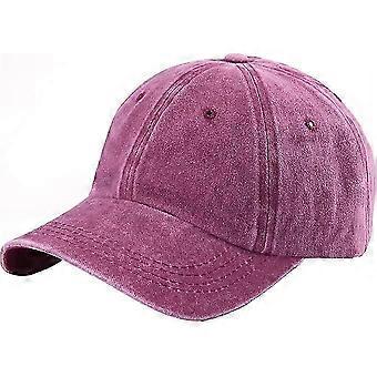 Baseball Caps for Men Women Adjustable Washed Cotton Baseball Cap Classic Sun Visor Hat