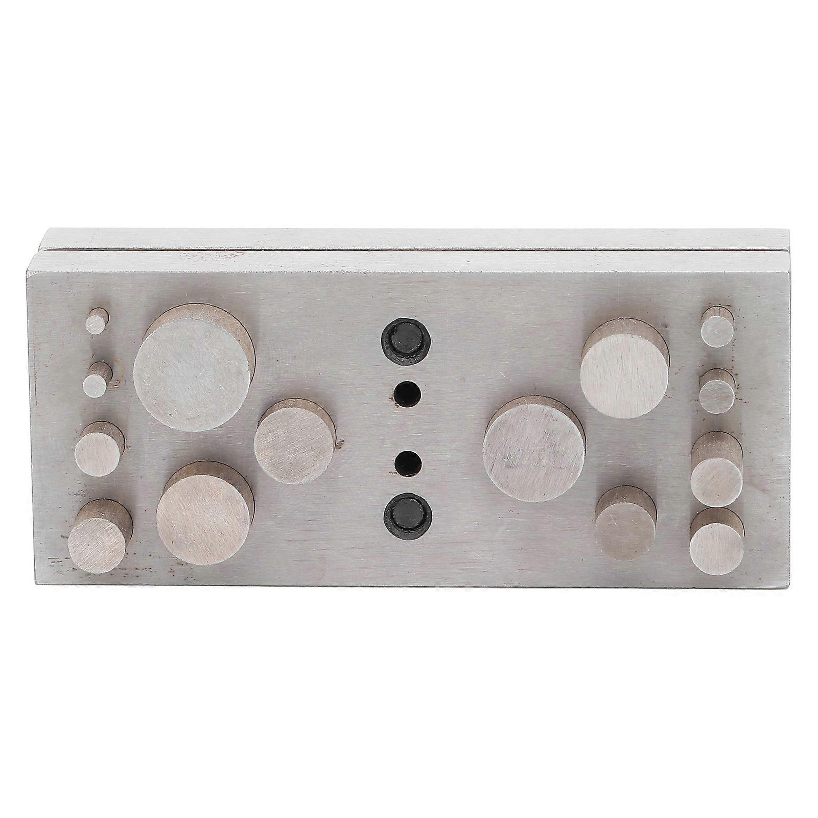 14pcs Disc Cutter Set - Jewelry Making Punch Die Set for Hole Cutting and Crafting