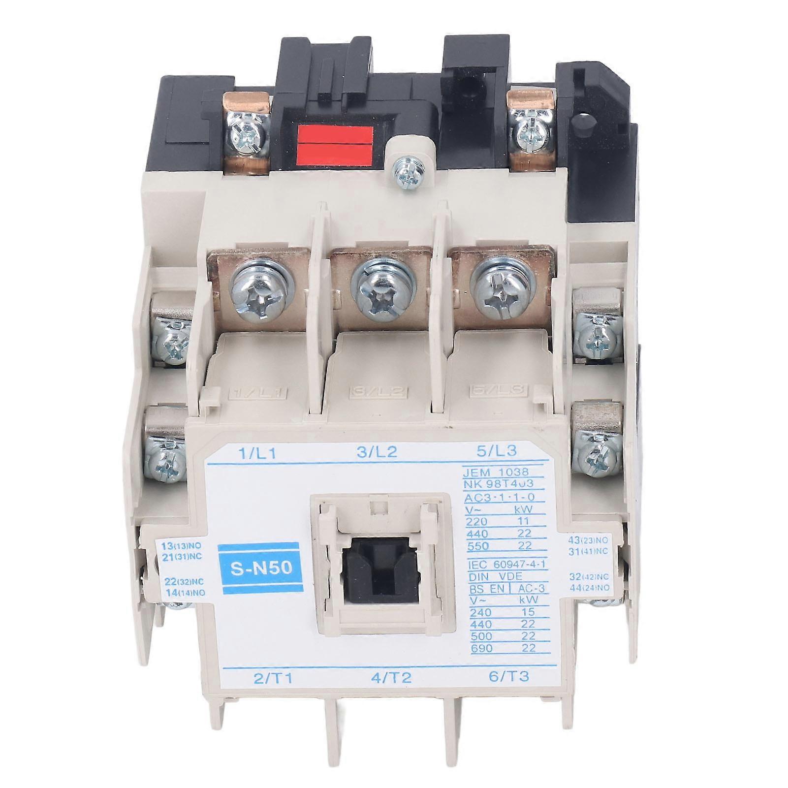 AC Contactor 3P 4NO 4NC 80A 690V Circuit Switch Controller for Power Machine Equipment